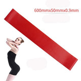 5 Colors Yoga Resistance Rubber Bands Indoor Outdoor Fitness