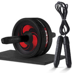 New 2 in 1 Ab Roller&Jump Rope No Noise Abdominal Wheel Ab Roller