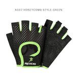 REXCHI Professional Gym Fitness Gloves Power Weight Lifting